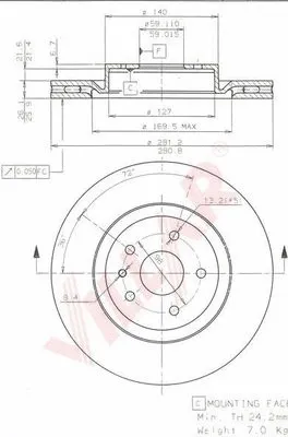Brake Disc (628.1256)