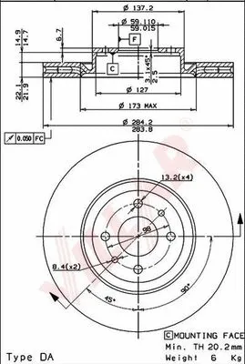 Brake Disc (628.0124)