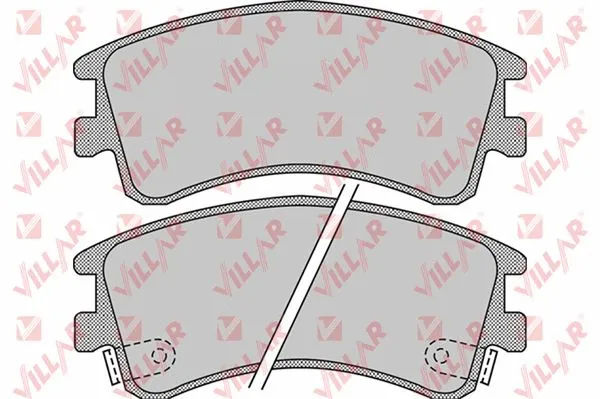 Brake Pad Set, disc brake (626.0878)
