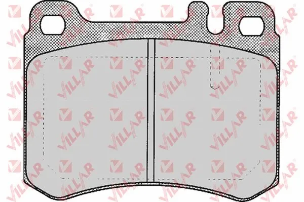 Brake Pad Set, disc brake (626.0361)