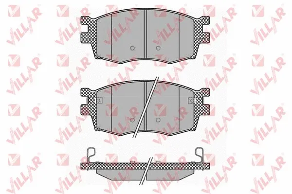 Brake Pad Set, disc brake (626.1345)
