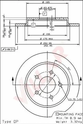 Brake Disc (628.1555)
