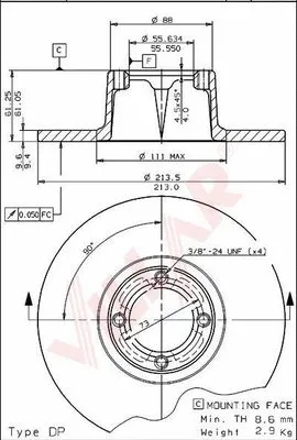 Brake Disc (628.1279)