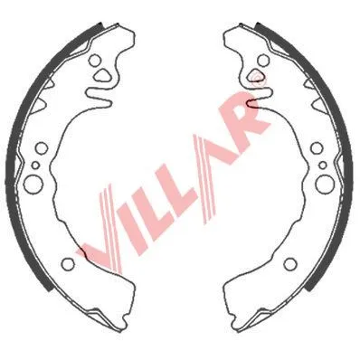 Brake Shoe Set (629.0852)