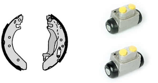 Brake Shoe Set (608.8103)