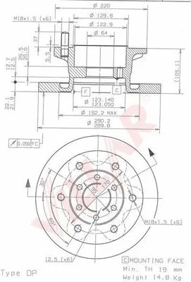 Brake Disc (628.1818)