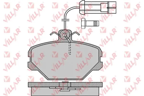 Brake Pad Set, disc brake (626.1092)