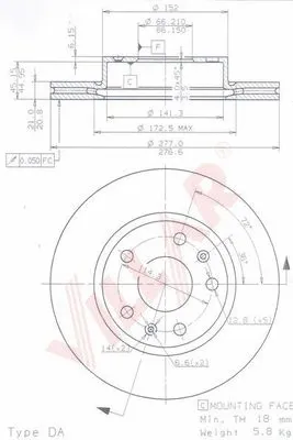 Brake Disc (628.1725)
