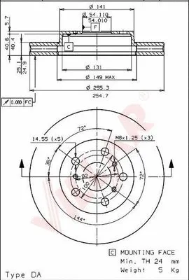 Brake Disc (628.1679)