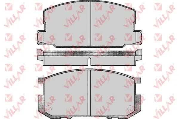 Brake Pad Set, disc brake (626.0416)