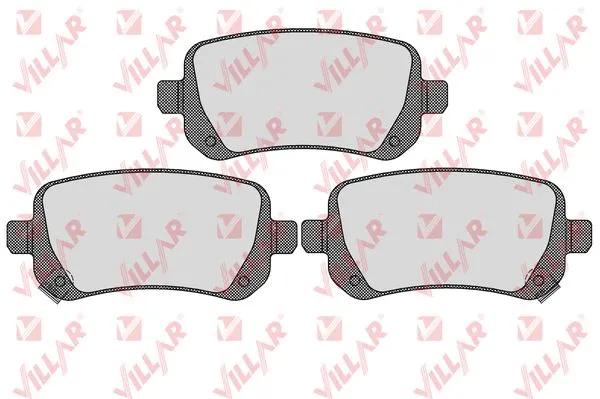 Brake Pad Set, disc brake (626.1550)