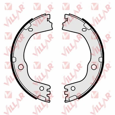 Brake Shoe Set, parking brake (629.0274)
