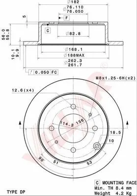 Brake Disc (628.2062)