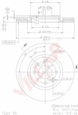 Brake Disc (628.0549)