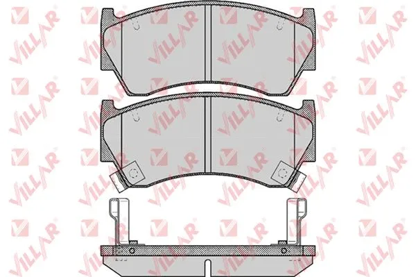 Brake Pad Set, disc brake (626.0617)