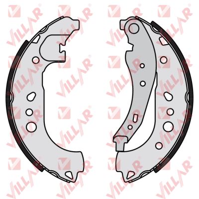 Brake Shoe Set (629.C057)