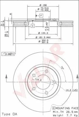 Brake Disc (628.1415)