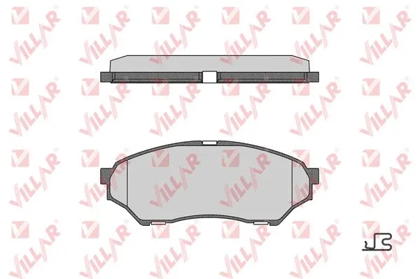 Brake Pad Set, disc brake (626.0819)