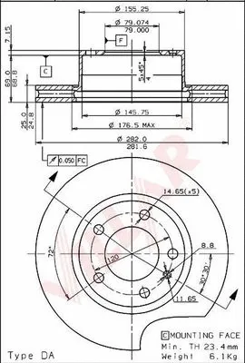 Brake Disc (628.1476)