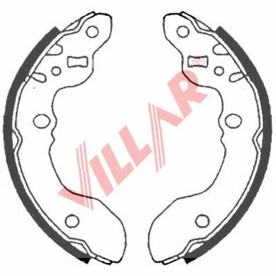 Brake Shoe Set (629.0891)