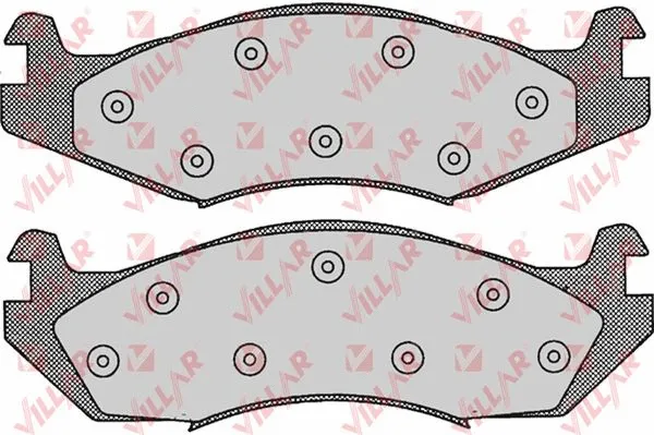 Brake Pad Set, disc brake (626.0312)