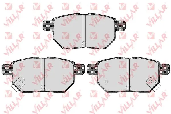 Brake Pad Set, disc brake (626.1530)