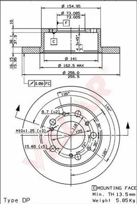 Brake Disc (628.0808)