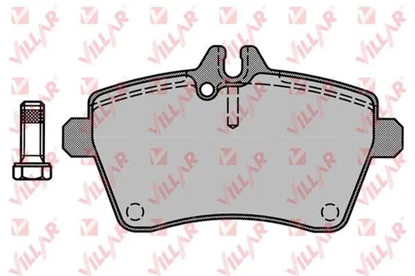 Brake Pad Set, disc brake (626.1242)