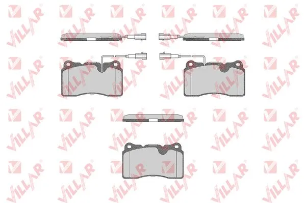 Brake Pad Set, disc brake (626.1393)