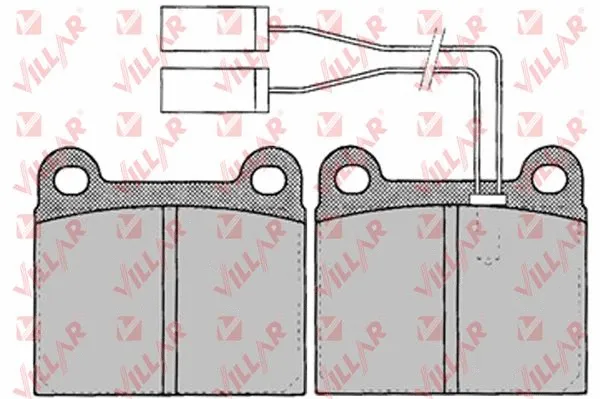 Brake Pad Set, disc brake (626.0023)