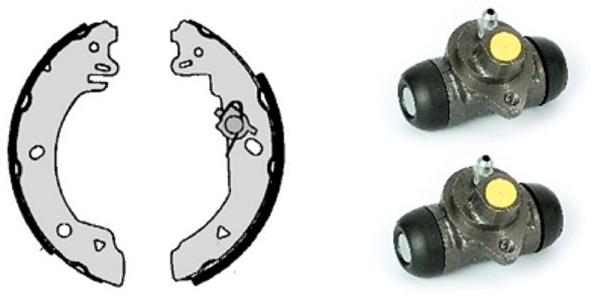 Brake Shoe Set (608.7912)