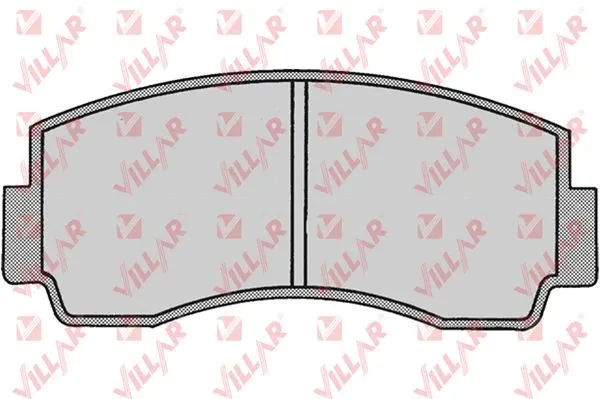 Brake Pad Set, disc brake (626.0167)