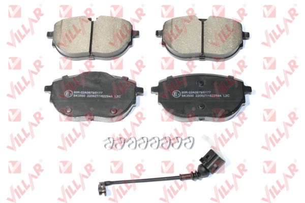 Brake Pad Set, disc brake (626.2254A)