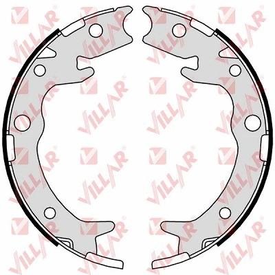 Brake Shoe Set, parking brake (629.0247)