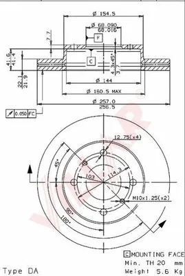 Brake Disc (628.0735)