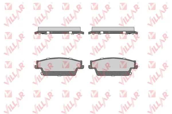 Brake Pad Set, disc brake (626.1707)