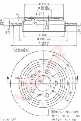 Brake Disc (628.1766)