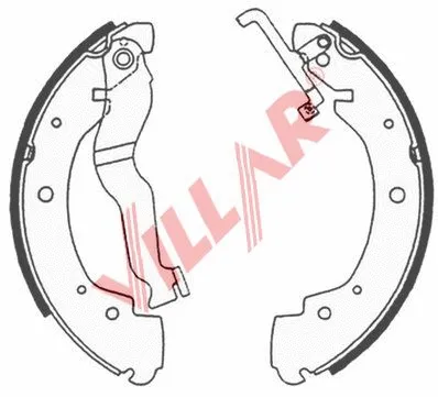 Brake Shoe Set (629.0645)