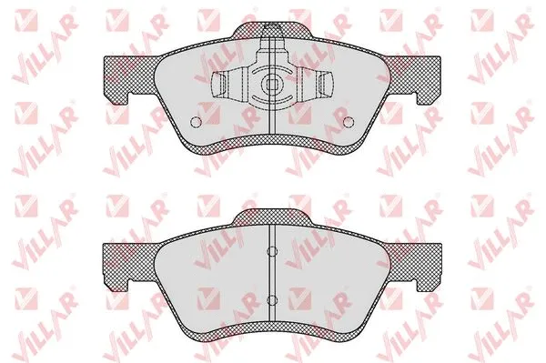 Brake Pad Set, disc brake (626.1622)