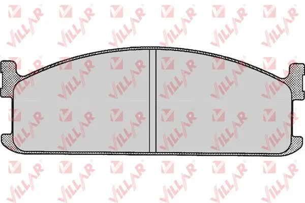 Brake Pad Set, disc brake (626.0284)