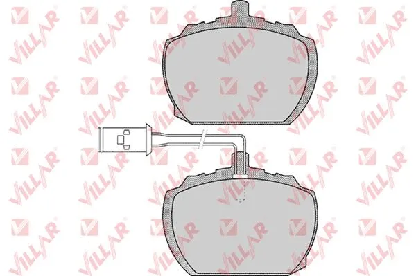 Brake Pad Set, disc brake (626.0212)