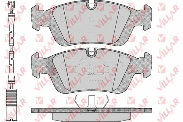 Brake Pad Set, disc brake (626.0331A)