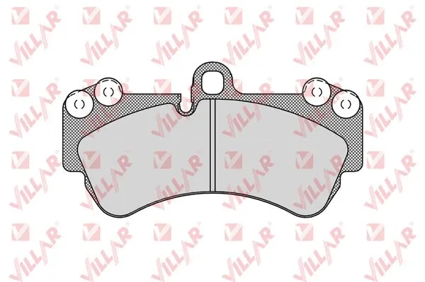 Brake Pad Set, disc brake (626.1226)