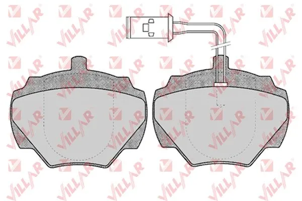 Brake Pad Set, disc brake (626.0431)