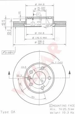Brake Disc (628.1768)