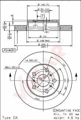 Brake Disc (628.1688)