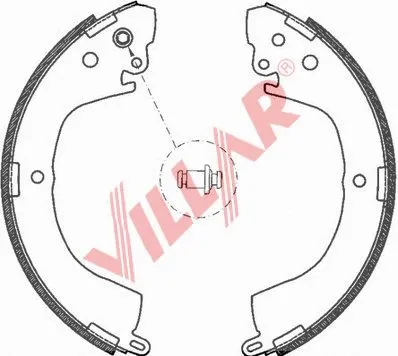 Brake Shoe Set (629.0718)