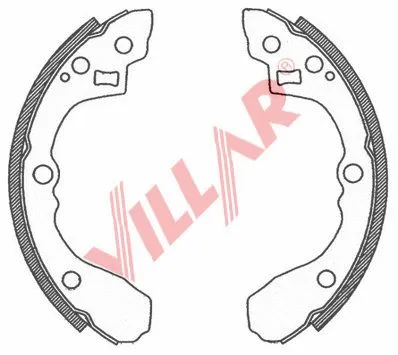 Brake Shoe Set (629.0790)