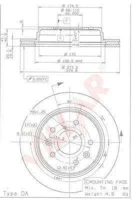 Brake Disc (628.1982)