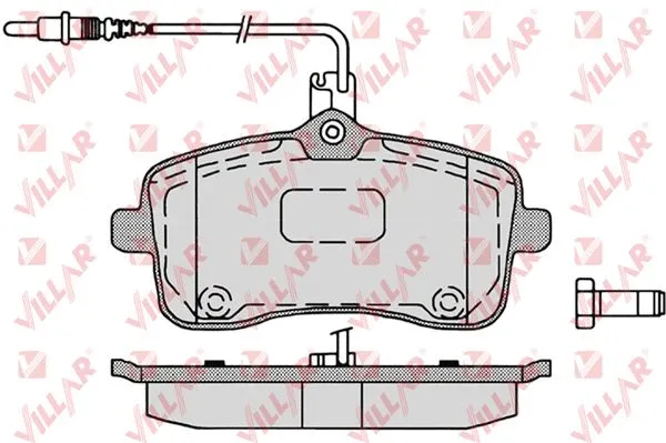 Brake Pad Set, disc brake (626.1196)